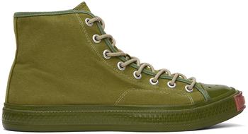 Acne Studios | Green Ballow High Sneakers商品图片,