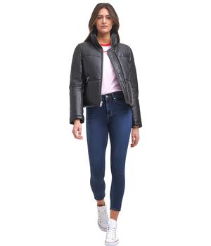 李维斯外套, Levi's | Faux Leather Stand Collar Quilted Jacket商品图片 8折