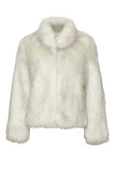 推荐Fur Delish Jacket in Swiss White商品