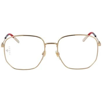Gucci | Demo Geometric Ladies Eyeglasses GG0396O 002 56 3.1折, 满1件减$6.70, 满一件减$6.7