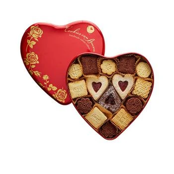 Cookies Con Amore | Assorted Gourmet Italian Cookies Red Heart Tin,商家Macy's,价格¥345