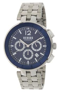推荐Versace Chronograph Stainless Steel Bracelet Strap Watch, 44mm商品