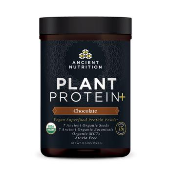 商品Ancient Nutrition | Plant Protein+ | Powder Chocolate (12 Servings),商家Ancient Nutrition,价格¥331图片