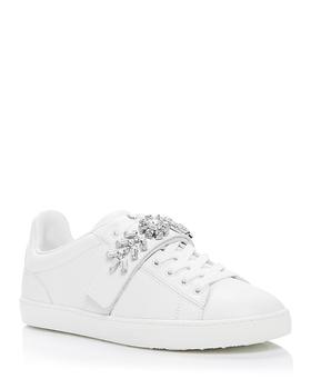 Stuart Weitzman | Women's Promise Embellished Low Top Sneakers商品图片,5折, 满$100享8折, 满折