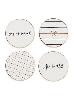 kate spade图片, Kate Spade | A Charmed Life 4-Piece Coasters商品图片 