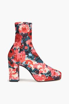 kenzo鞋正品, Kenzo | Floral-print stretch-jersey sock boots商品图片 5折