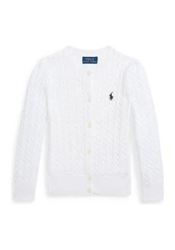 Ralph Lauren | Lauren Childrenswear Girls 2 6X Mini Cable Cotton Cardigan,商家Belk,价格¥225