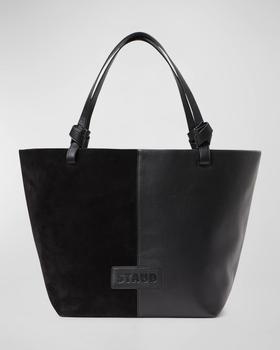Staud | Ida Suede & Leather Tote Bag商品图片,