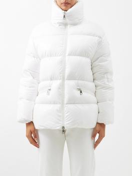 moncler羽绒服女, Moncler | Genos high-neck laqué quilted down jacket商品图片 