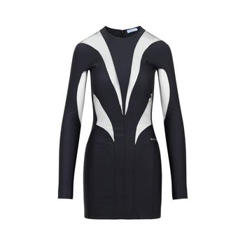 推荐MUGLER  BODY SHAPING ILLUSION DRESS商品