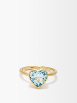 商品Irene Neuwirth | Love aquamarine & 18kt gold ring,商家MATCHES,价格¥33890图片
