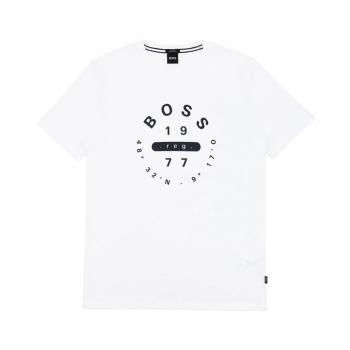 商品Hugo Boss | HUGO BOSS 男士白色短袖T恤 TESSLER86-50383747-100,商家Beyond Italylux,价格¥453图片