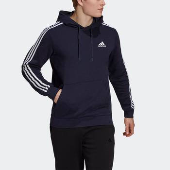 推荐Men's adidas Essentials Fleece 3-Stripes Hoodie商品