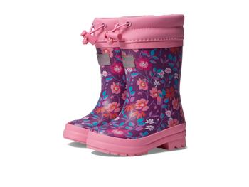 商品Wild Flowers Sherpa Lined Rain Boots (Toddler/Little Kid/Big Kid)图片