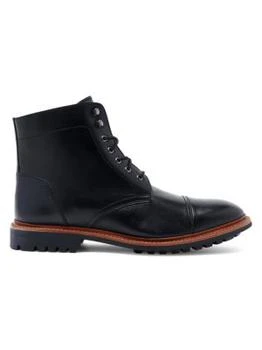 推荐Ranveer Leather Ankle Boots商品