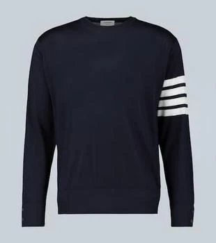 推荐4-Bar merino pullover sweater商品