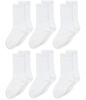 Jefferies Socks | Boys Seamless Toe Athletic Crew 6-pack,商家Zappos,价格¥89
