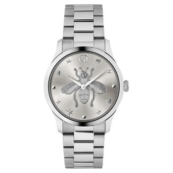 Gucci | Men's Swiss G-Timeless Stainless Steel Bracelet Watch 38mm, Created for Macy's商品图片,