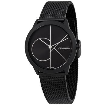 Calvin Klein | Minimal Quartz Black Dial Ladies Watch K3M5245X商品图片,1.7折