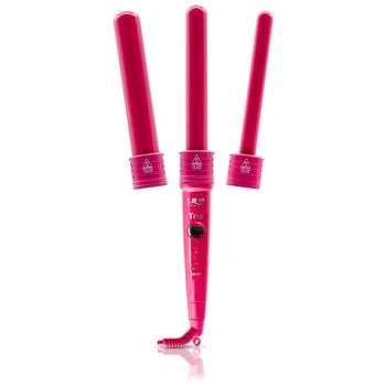 ISO Beauty | Trio 3-in-1 Interchangeable Professional Tourmaline-Infused Ceramic Curling Set,商家Premium Outlets,价格¥680