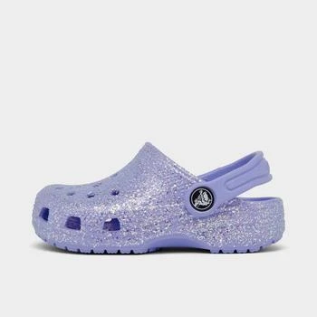推荐Girls' Toddler Crocs Classic Glitter Clog Shoes商品