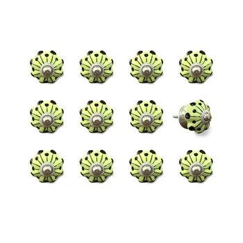 KNOB-IT | Handpainted Ceramic Knob Set of 12,商家Macy's,价格¥377