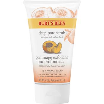 商品Burt's Bees Peach & Willowbark Deep Pore Scrub (4 oz / 110g)图片
