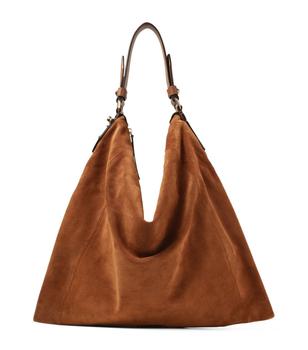 推荐Suede Ana Hobo Shoulder Bag商品