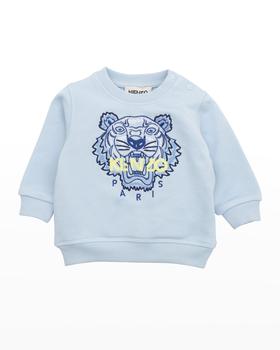 推荐Boy's Classic Tiger Embroidered Sweater, Size 12M-3商品