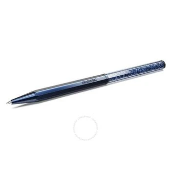 Swarovski | Blue Lacquered Octagon Shape Crystalline Ballpoint Pen,商家Jomashop,价格¥298