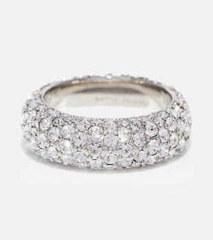 Amina Muaddi | Cameron crystal-embellished ring,商家MyTheresa HK,价格¥2747