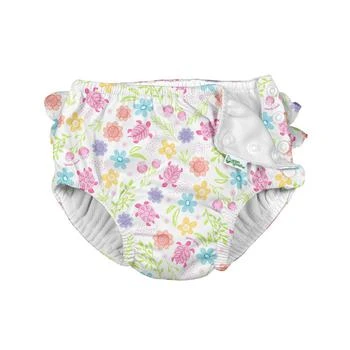 green sprouts | Baby Girls Ruffle Snap Absorbent Swim Diaper,商家Macy's,价格¥113