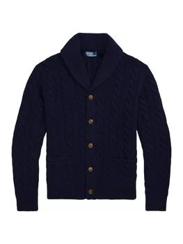 Ralph Lauren | Wool & Cashmere Cable Cardigan,商家Saks Fifth Avenue,价格¥2984