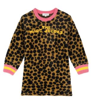 Long-sleeved leopard printed dress product img