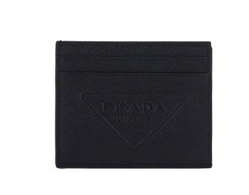 Prada | Prada Saffiano Logo Embossed Cardholder商品图片,