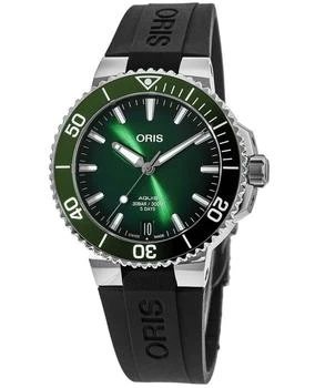 推荐Oris Aquis Aquispro Date Calibre 400 Green Dial Rubber Strap Men's Watch 01 400 7769 4157-07 4 22 74FC商品