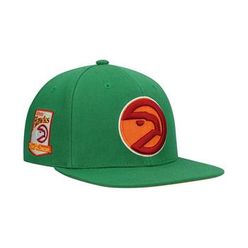 了解迈克达威, Mitchell & Ness | Men's Green Atlanta Hawks 25th Anniversary Like Mike Snapback Hat商品图片 