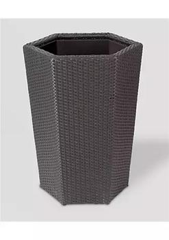 商品DMC Products | DMC Products (#78375) Hexagon Resin Wicker Vista Planter, 24-Inch,商家Belk,价格¥734图片