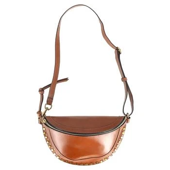 [二手商品] Isabel Marant | Skano Studded Belt Bag in Brown Calfskin Leather,商家Premium Outlets,价格¥3106