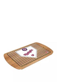 商品TOSCANA | MLB Washington Nationals Billboard Glass Top Serving Tray,商家Belk,价格¥967图片