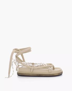 推荐ALOHAS Leather Jungle Lace-Up Sandals商品