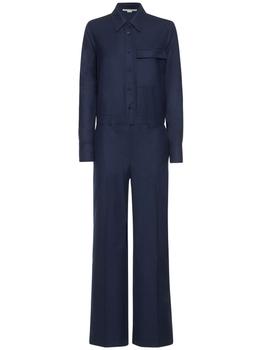 Stella McCartney | Casual Wool Flannel Jumpsuit商品图片,4.9折×额外7.5折, 额外七五折