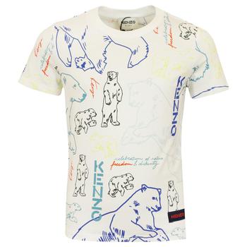 Kenzo | White Polar Bear Pattern Short Sleeved T Shirt商品图片,额外8折, 额外八折