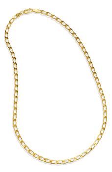 Savvy Cie Jewels | 18K Yellow Gold Vermeil Italian Open Link Necklace商品图片,2.5折