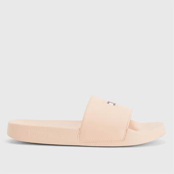 推荐Tommy Jeans Women's Printed Pool Slide Sandals - Frosty Mango商品