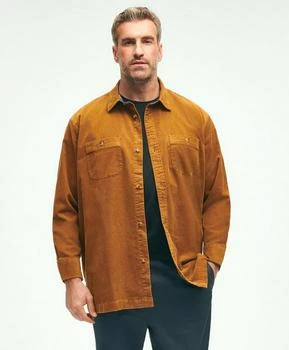 推荐Big & Tall Stretch Cotton Corduroy Shirt Jacket商品