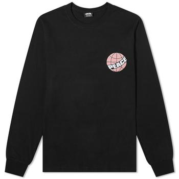 stussy短袖多少钱, STUSSY | Stussy Long Sleeve Global Peace Pig. Dyed Tee商品图片 