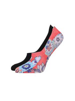 商品Natori | Josie 2-Pack Floral Liner Socks,商家Saks OFF 5TH,价格¥108图片