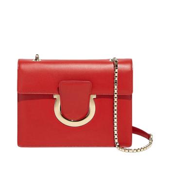 菲拉格慕包, Salvatore Ferragamo | Salvatore Ferragamo 菲拉格慕 女士红色小牛皮单肩包 21-G671-677218商品图片 满$100享9.5折, 满折