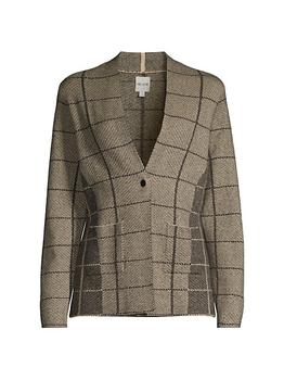 NIC+ZOE | Placed Plaid Blazer商品图片,满$200减$50, 满减